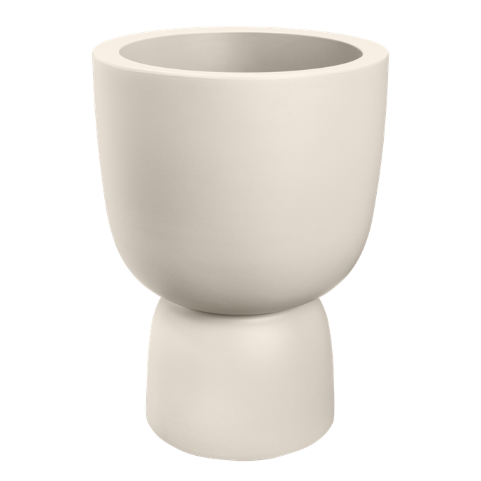 amber coupe 41cm blanc lin